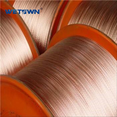 Cobre Rod da condutibilidade de GB5585 58Ms/M Oxygen Free High