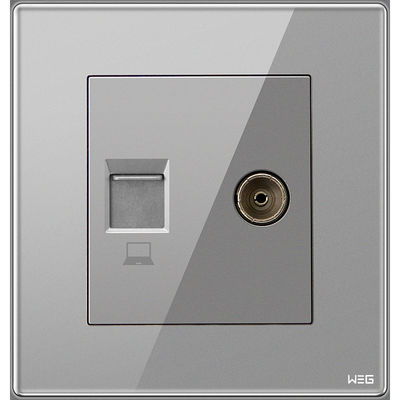 Tin Phosphor Bronze Gray Wall montou o soquete da tomada