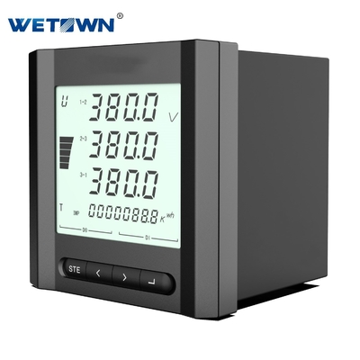 C.A. nivelada 400V IEC62052/IEC62053 do medidor de medição 16A-800A do poder 0.05Hz do medidor 0,2 Multifunction de Digitas